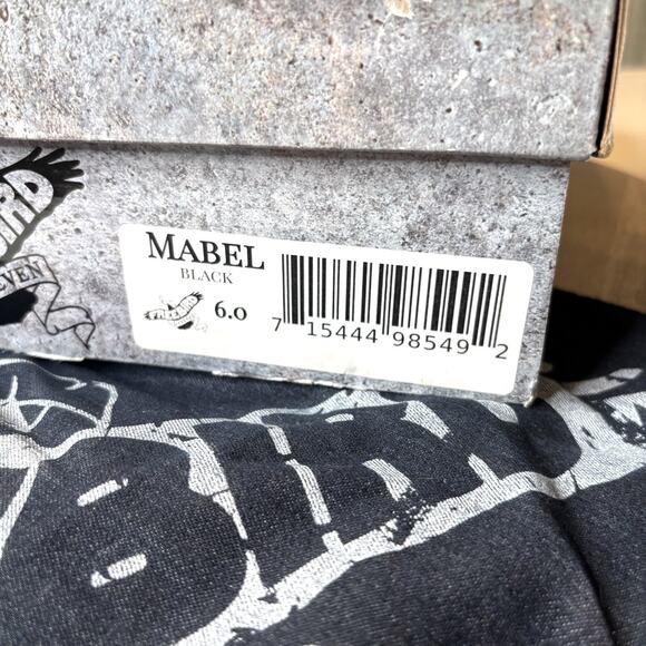 New in Box Freebird by Steven Mabel Black Leather Ankle Booties Women’s Size 6 - Picture 2 of 12